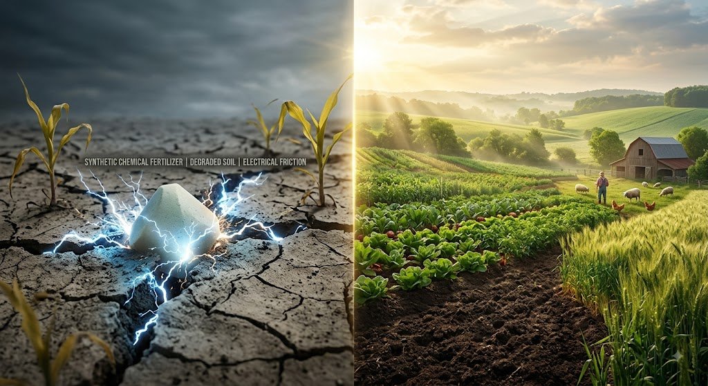 How Synthetic Fertilizers Degrade Human Voltage.