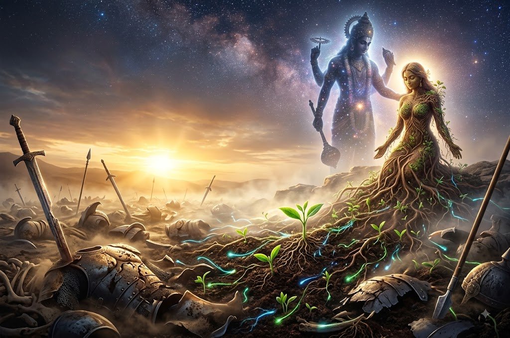 The Cosmic Biological Balance: Mahabharata, Nature’s Revenge, and Biological Karma.