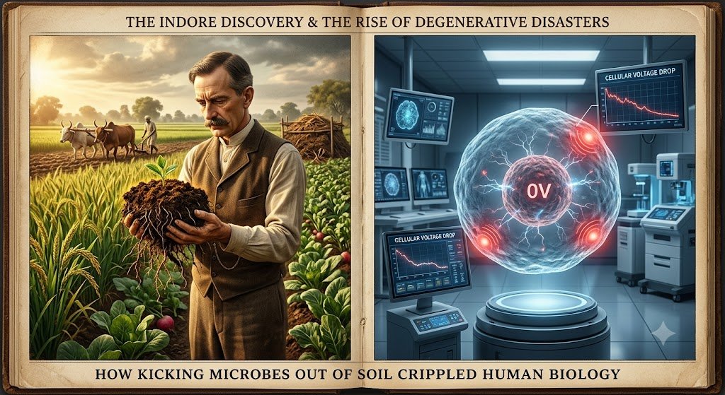 The Indore Discovery & The Rise of Degenerative Disasters: How Kicking Microbes Out of Soil Crippled Human Biology.