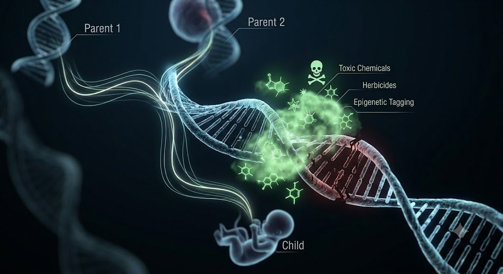 Toxic Foods & DNA Damage: How Modern Chemicals Rewrite Your Genetic Blueprint.