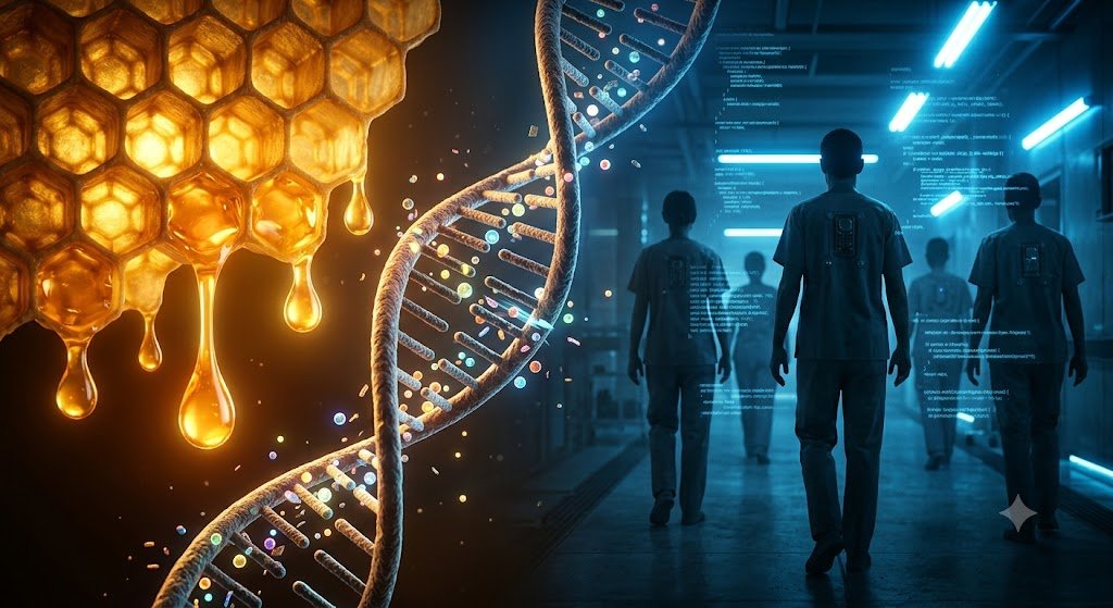 The Royal Jelly Fallacy: How Surrendering Free Will Downgraded Humans into Worker Bees.