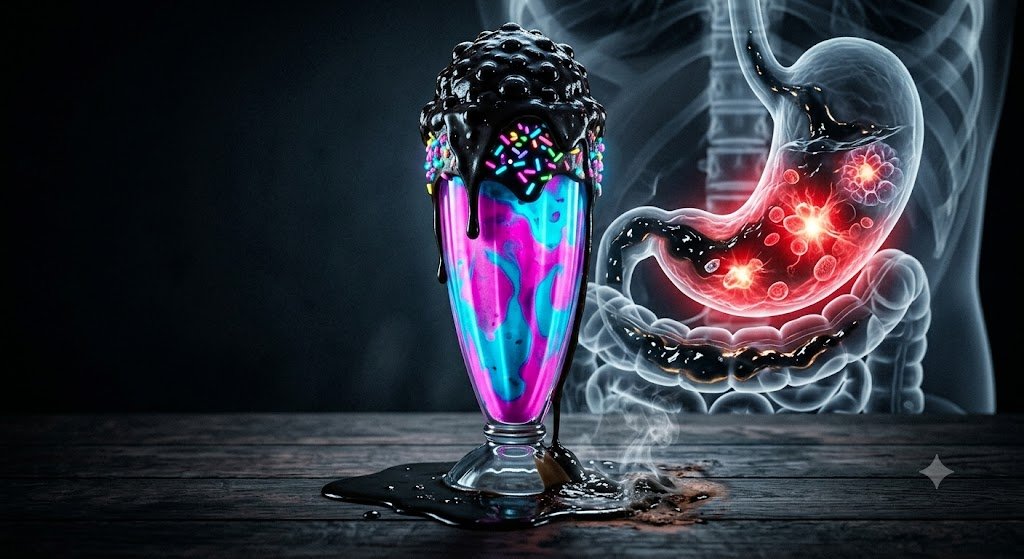 The Toxic Shake Delusion: How Color-Laden Synthetic Drinks Are Poisoning Your Metabolism.