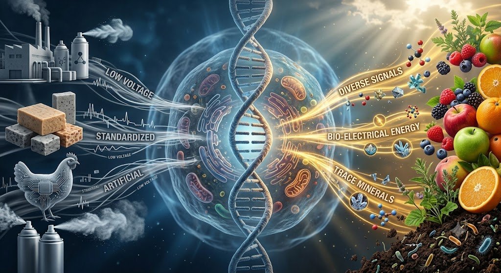 Monoculture on the Plate, Monoculture in the Cell: How Homogenized Food is Killing Human Biological Diversity.